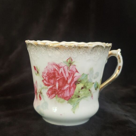 Lot of 2 Vintage Porcelain "Moustache" Coffee Cups - Picture 8 of 12